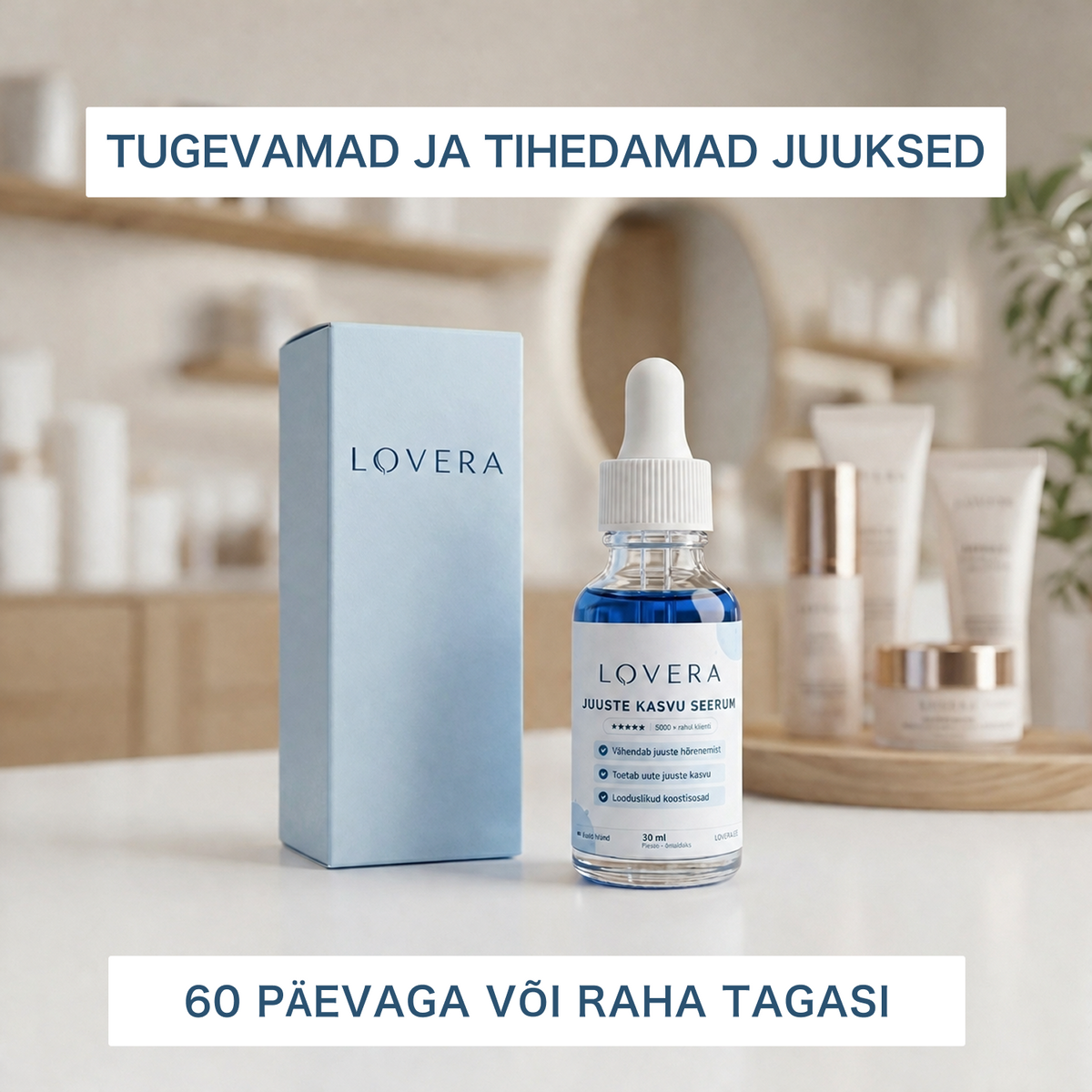 Lovera™ juuste hõrenemise vastane seerum naistele